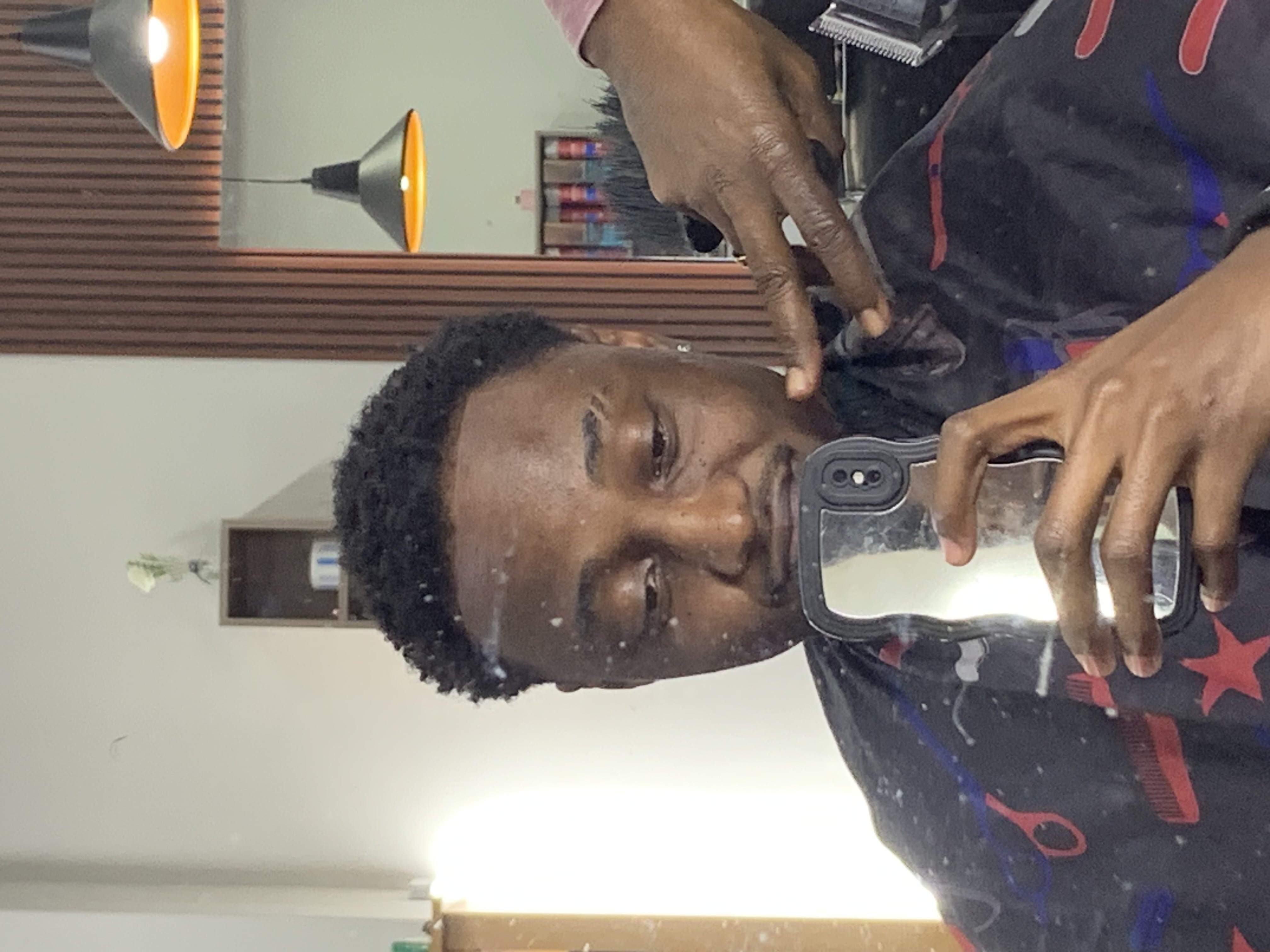 Haircut styling